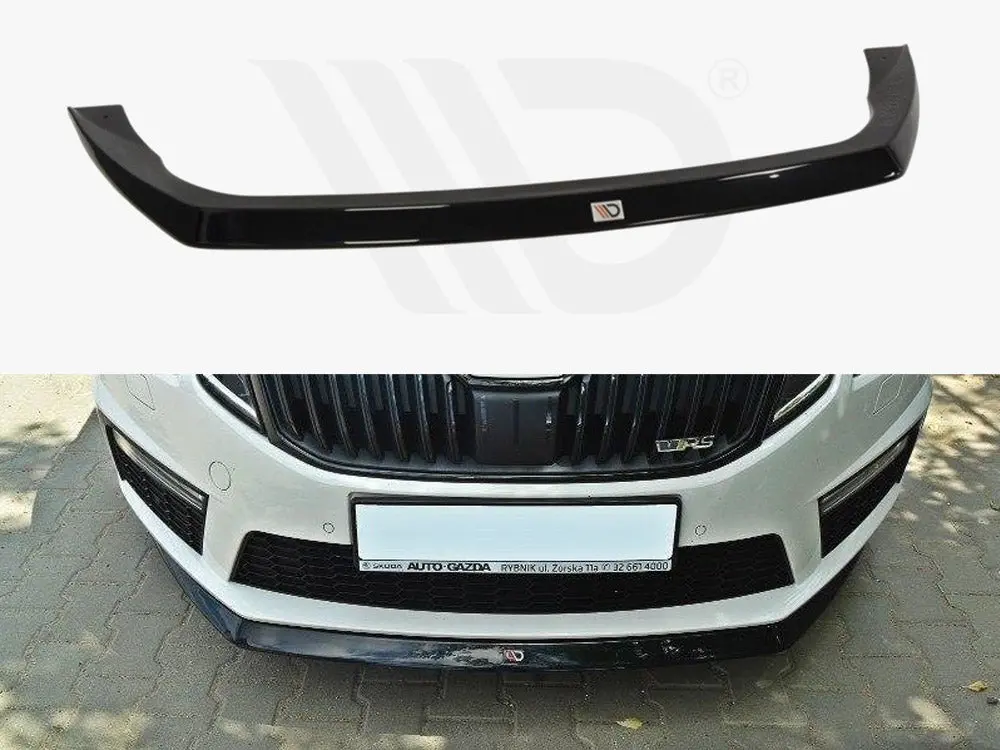 Maxton Design Front Splitter V.2 Skoda Octavia Mk3 Vrs (2013-2016) 1