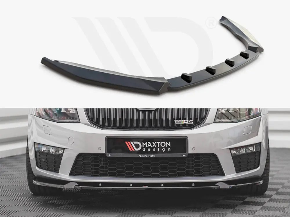 Maxton Design Front Splitter V.3 Skoda Octavia Rs Mk3 (2013-2016) 1