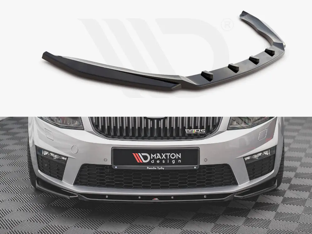 Maxton Design Front Splitter V.4 Skoda Octavia Rs Mk3 (2013-2016) 1