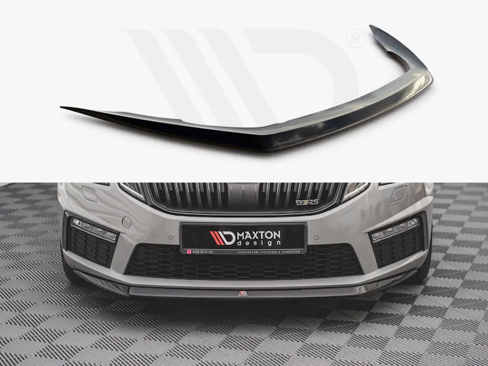 Maxton Design Front Splitter V.1 Skoda Octavia Rs Mk3 Facelift (2016-2019) 1