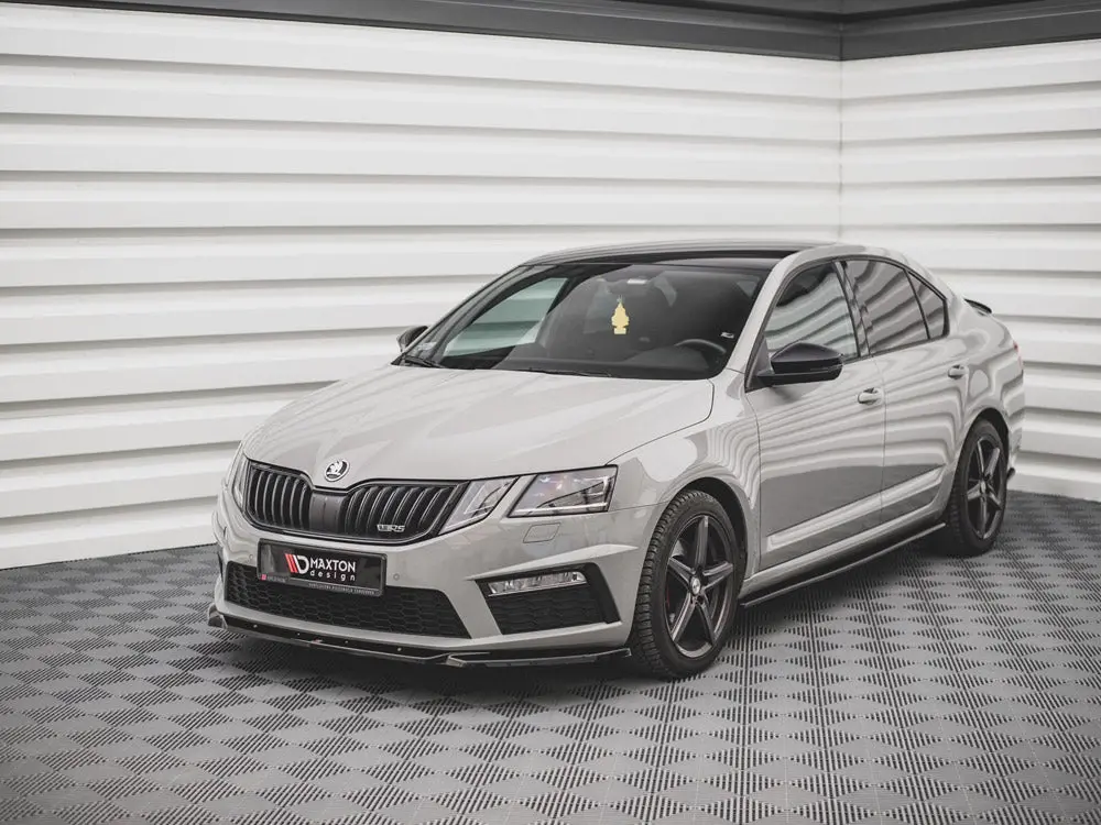 Maxton Design Front Splitter V.3 Skoda Octavia Rs Mk3 Facelift (2016-2019) 2