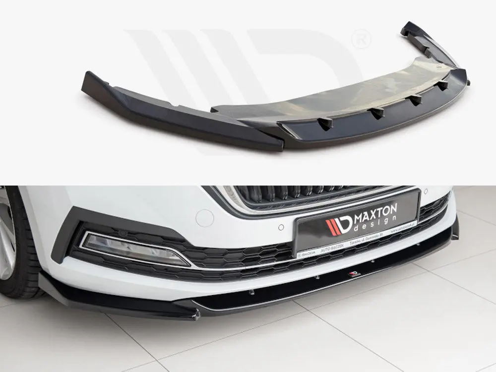 Maxton Design Front Splitter V1 Skoda Octavia Mk4 (2019-) 1