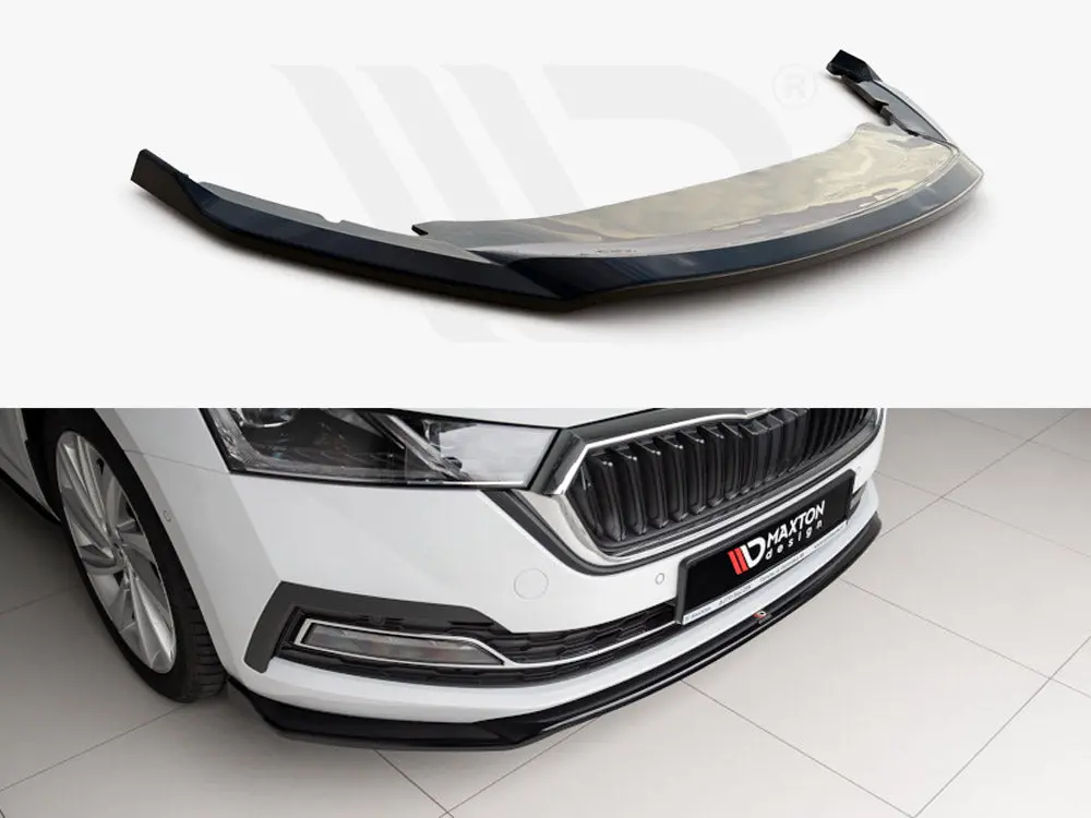 Maxton Design Front Splitter V2 Skoda Octavia Mk4 (2019-) 1