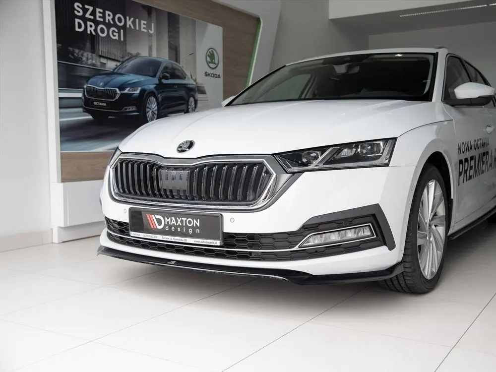 Maxton Design Front Splitter V2 Skoda Octavia Mk4 (2019-) 2