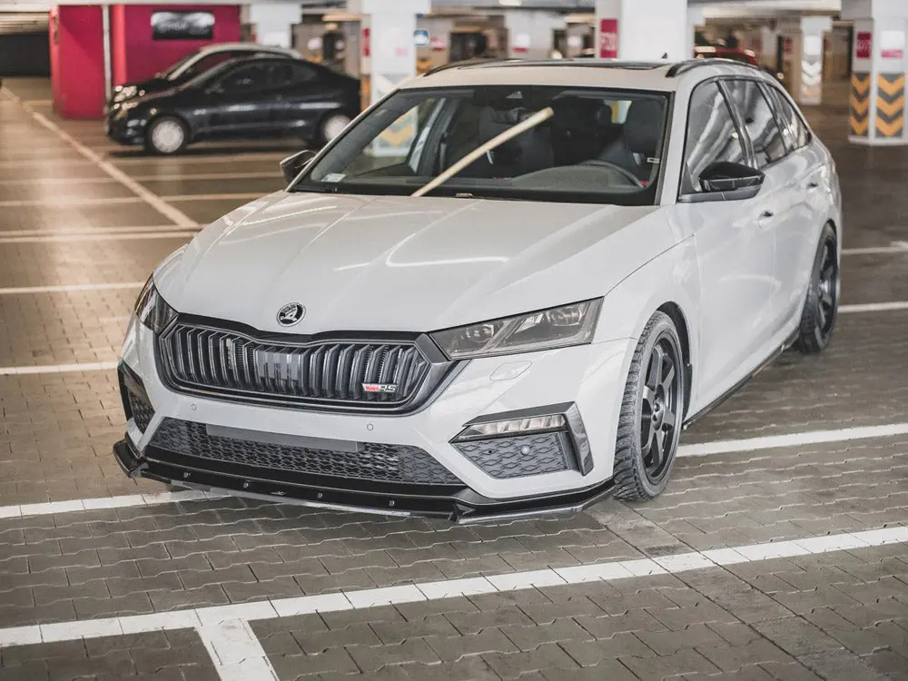 Maxton Design Front Splitter V1 Skoda Octavia Rs Mk4 (2020-) 2