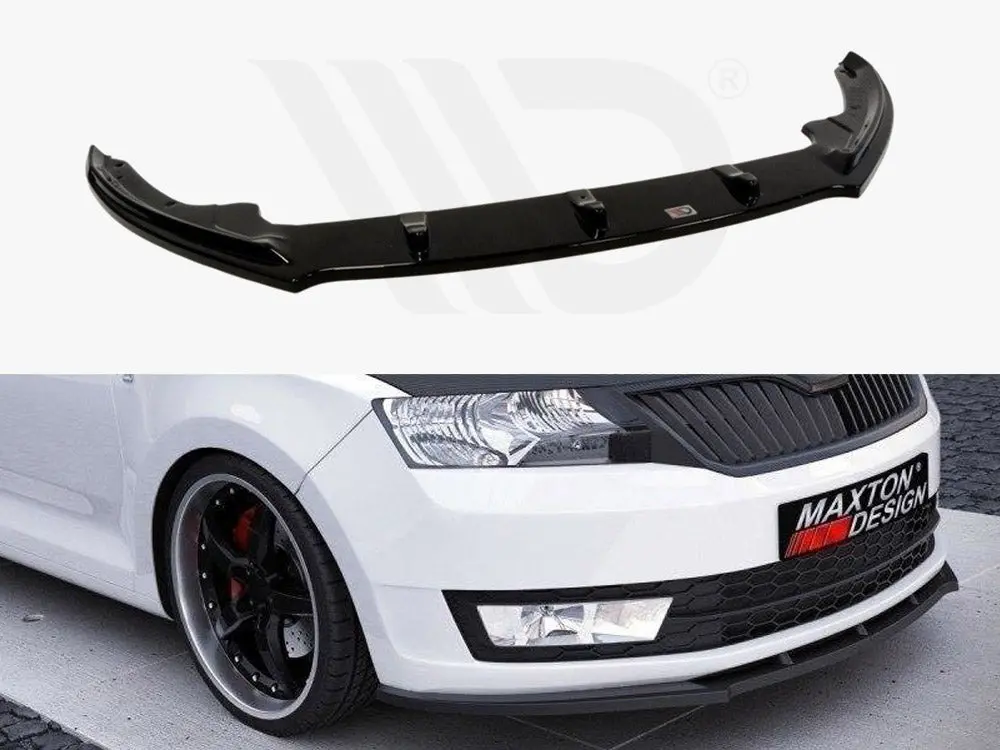 Maxton Design Front Splitter Skoda Rapid 1