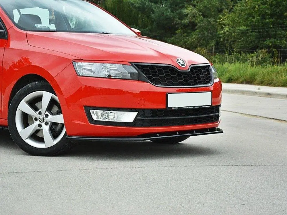 Maxton Design Front Splitter V2 Skoda Rapid 2