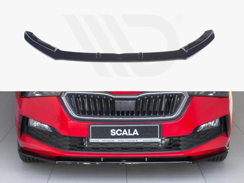 Maxton Design Front Splitter V.1 Skoda Scala (2019-Up) 1