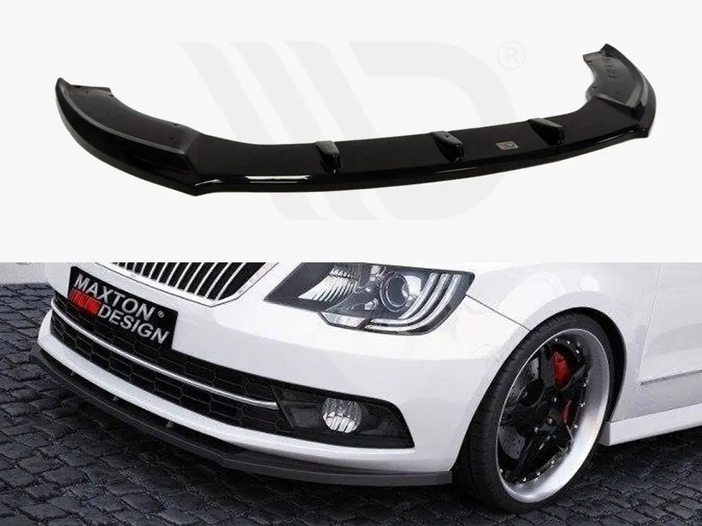 Maxton Design Front Splitter Skoda Superb Ii Facelift Model 1
