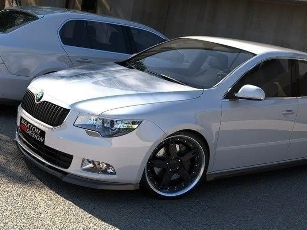 Maxton Design Front Splitter Skoda Superb Ii 1