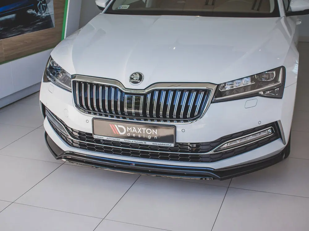 Maxton Design Front Splitter V.3 Skoda Superb Mk3 Fl 2