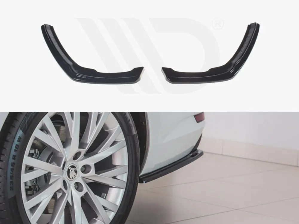 Maxton Design Rear Side Splitters Skoda Superb Mk3 Fl Hatchback / Estate (2019-) 1