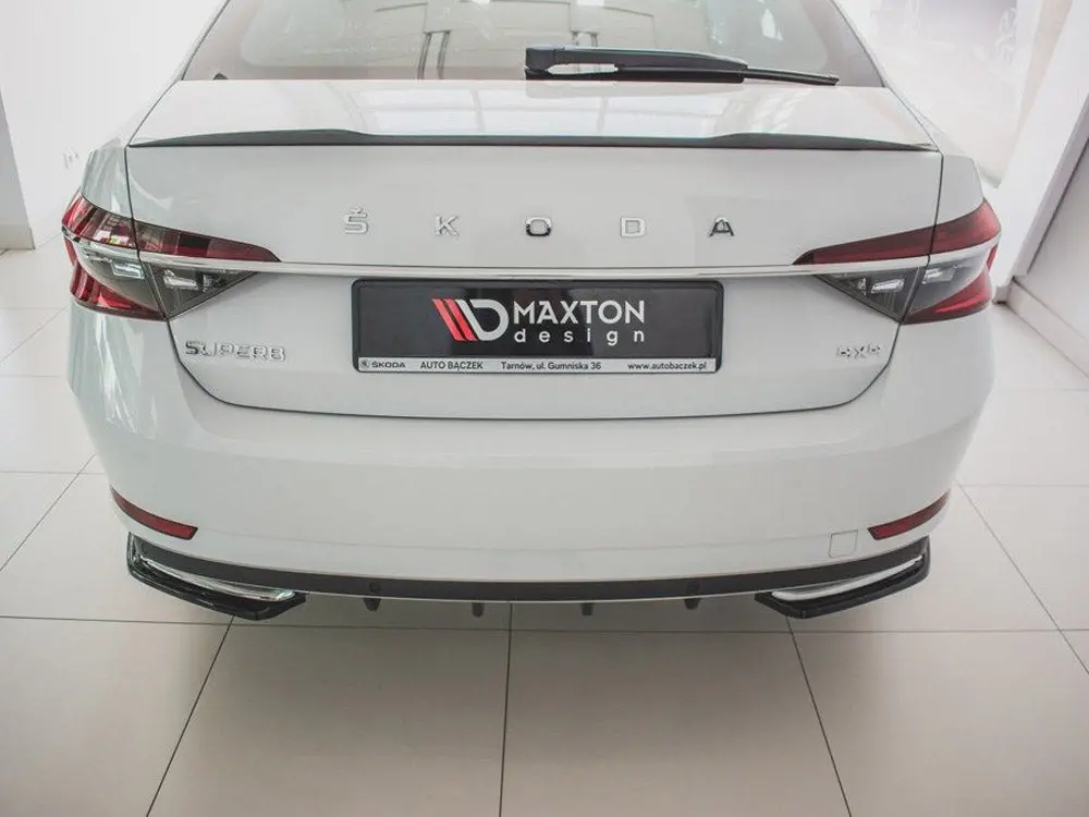 Maxton Design Rear Side Splitters Skoda Superb Mk3 Fl Hatchback / Estate (2019-) 2