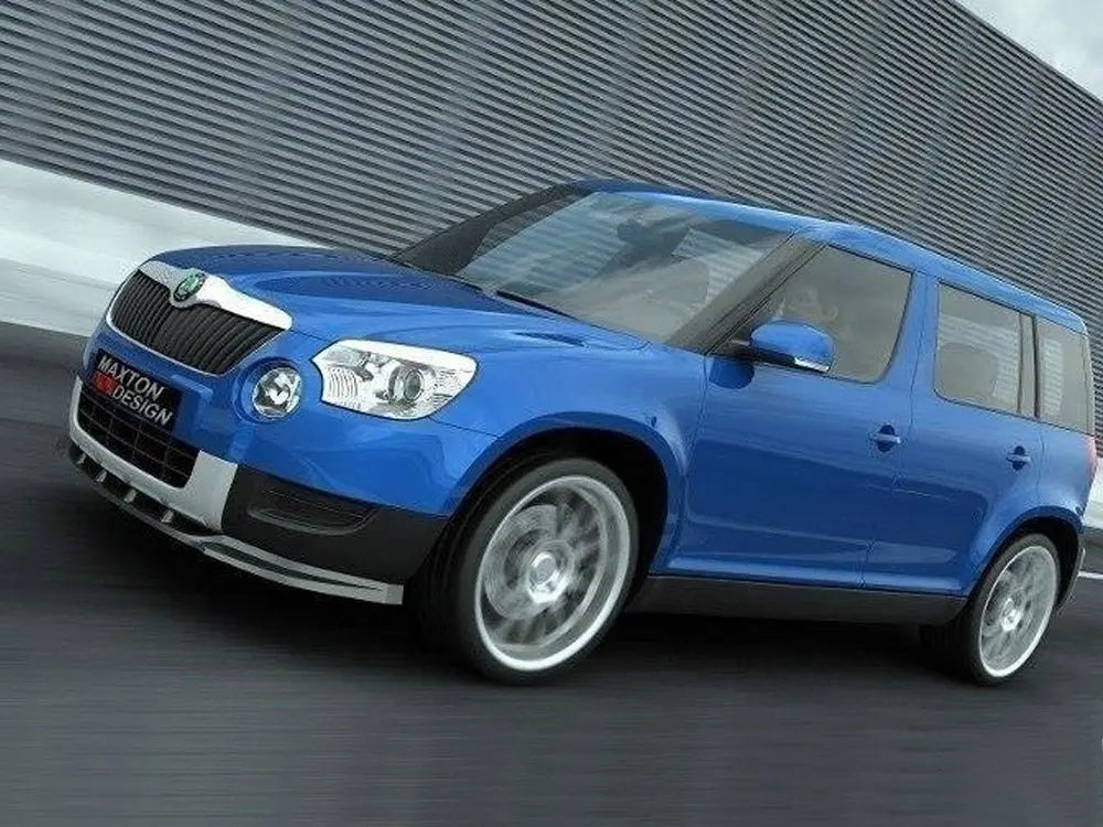 Maxton Design Front Splitter Skoda Yeti (2009-2013) 1