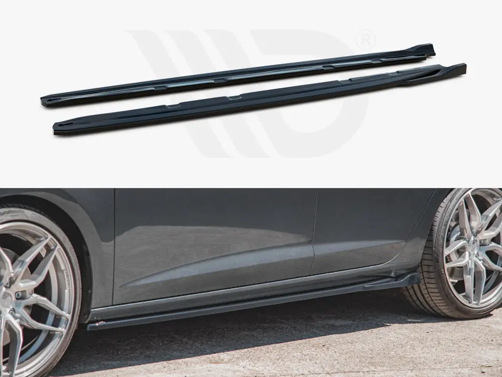 Maxton Design Side Skirts Diffusers V.4 Seat Leon Mk3 Cupra / Fr Facelift 1