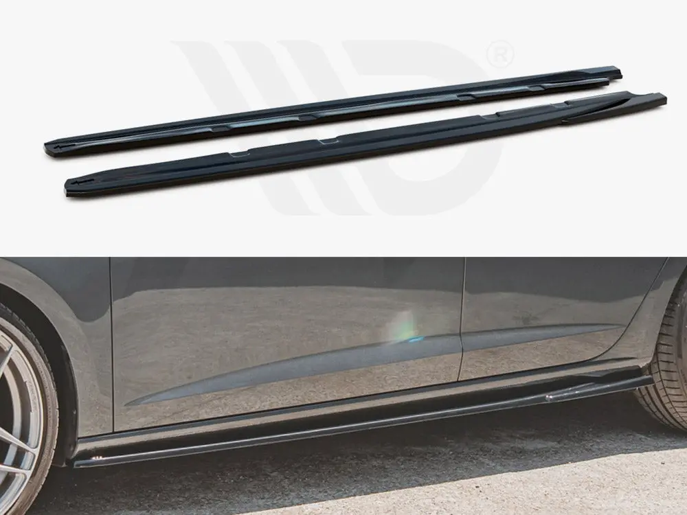 Maxton Design Side Skirts Diffusers V.5 Seat Leon Mk3 Cupra / Fr Facelift 1