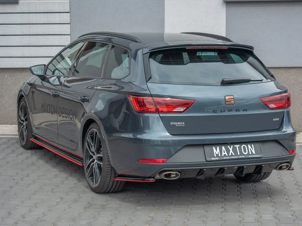 Maxton Design Spoiler Cap Seat Leon Mk 3.5 Cupra St (2017-) 2