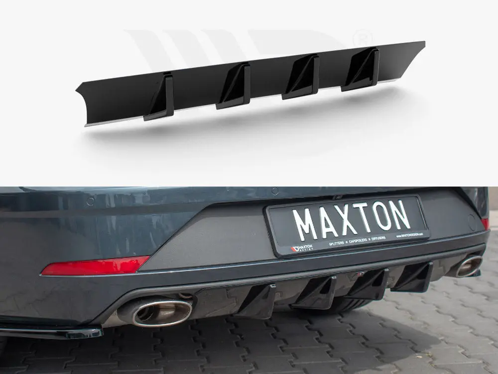 Maxton Design Rear Diffuser Seat Leon Mk3 Cupra St (2017-) 1