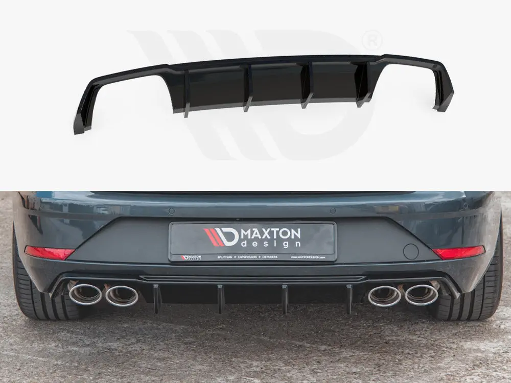 Maxton Design Rear Valance V3 Seat Leon Mk3.5 Cupra Estate (2017-2019) 1