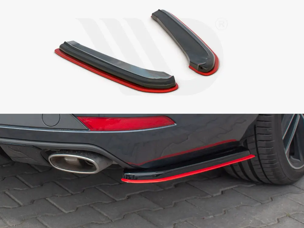 Maxton Design Rear Side Splitters V2 Seat Leon Mk 3.5 Cupra St (2017-) 1