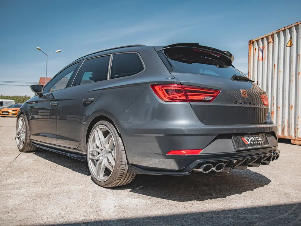 Maxton Design Rear Side Splitters V.3 Seat Leon Cupra Mk3 Facelift Estate (2017-2019) 2