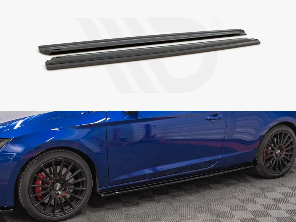 Maxton Design Side Skirts Splitters Seat Leon Cupra/ Fr Sc Mk3/ Mk3 Facelift (2013-2019) 1