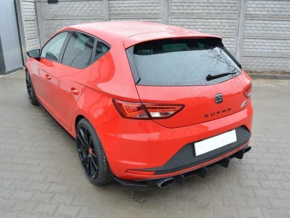 Maxton Design Seat Leon Iii Cupra Rear Diffuser & Rear Side Splitters 2