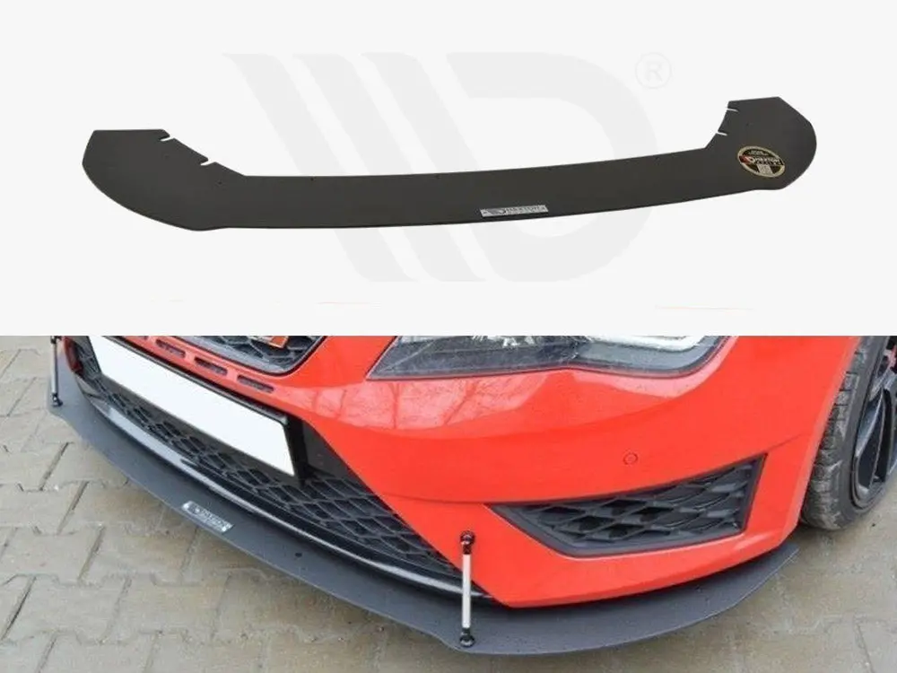 Maxton Design Front Racing Splitter Seat Leon Iii Cupra / Fr 1