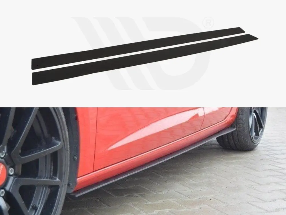 Maxton Design Racing Side Skirts Diffusers Seat Leon Iii Cupra / Fr 1