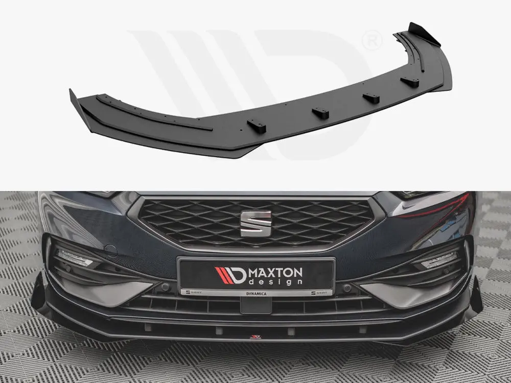 Maxton Design Street Pro Front Splitter (+Flaps) Seat Leon Fr Mk4 (2020-) 1