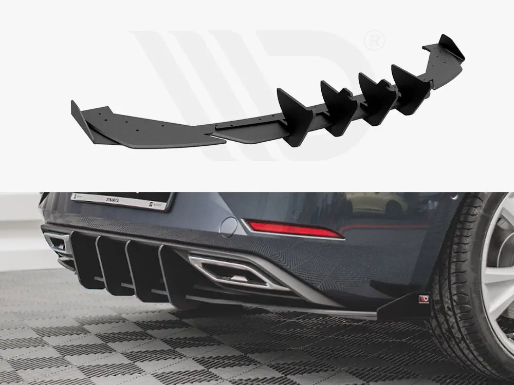 Maxton Design Street Pro Rear Valance + Flaps Seat Leon Fr Hatchback Mk4 1
