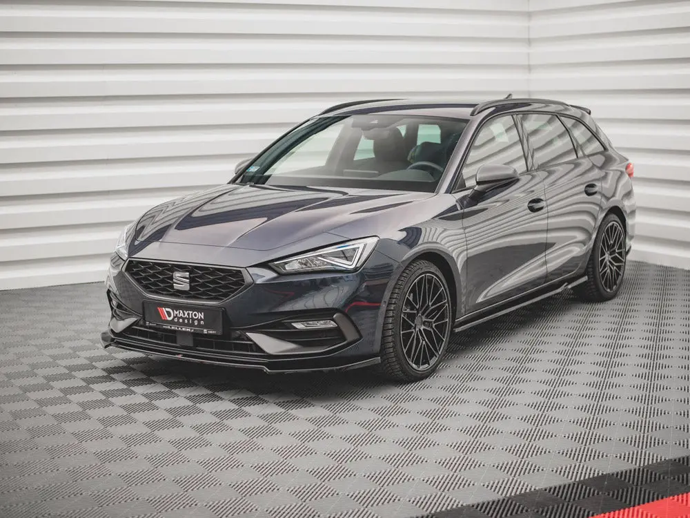 Maxton Design Front Splitter V4 Seat Leon Fr Mk4 (2020-) 2