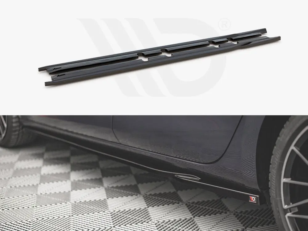 Maxton Design Side Skirts Diffusers V.1 Seat Leon Fr St / Hatchback Mk4 / Cupra Leon St / Hatchback Mk1 / Mk1 Facelift 1