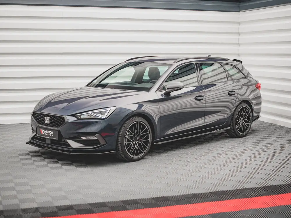 Maxton Design Side Skirts Diffusers V.1 Seat Leon Fr St / Hatchback Mk4 / Cupra Leon St / Hatchback Mk1 / Mk1 Facelift 2