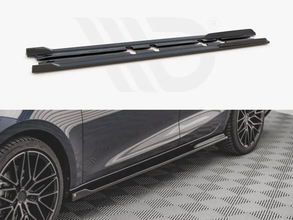 Maxton Design Side Skirts Diffusers V.2 Seat Leon Fr St / Hatchback Mk4 / Cupra Leon St / Hatchback Mk1 / Mk1 Facelift 1