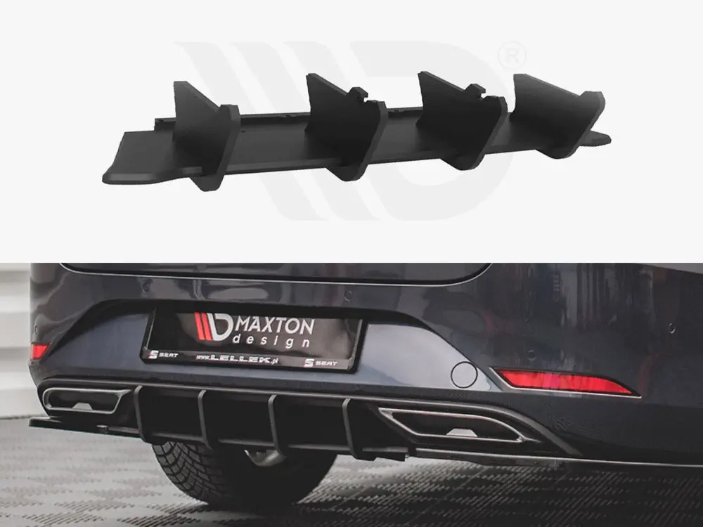Maxton Design Racing Durability Rear Diffuser Seat Leon Fr St Mk4 (2020-) 1