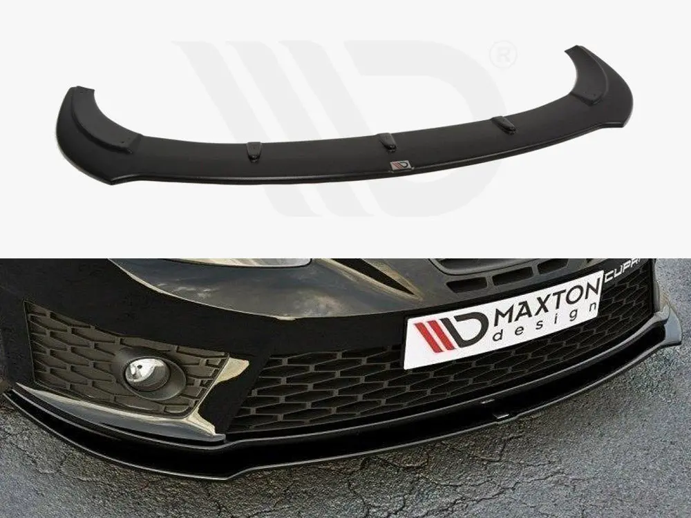 Maxton Design Front Splitter V.1 Seat Leon Mk2 Cupra / Fr Facelift 1