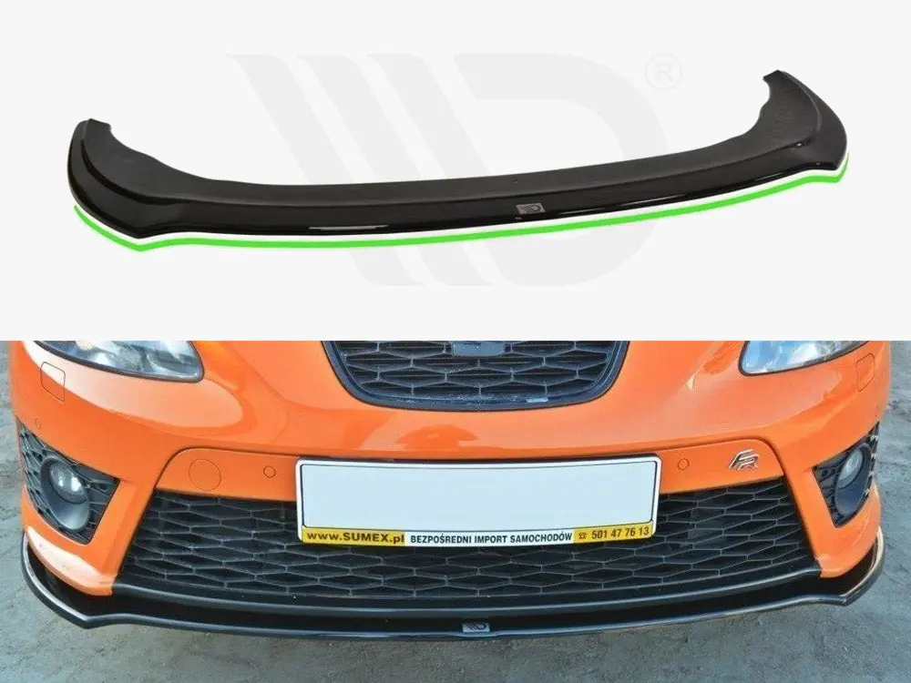 Maxton Design Front Splitter V.2 Seat Leon Mk2 Cupra / Fr (Facelift) 1