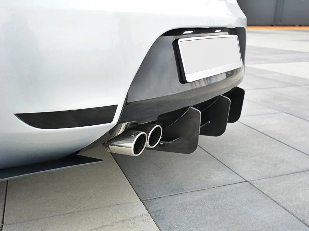 Rear Diffuser & Rear Side Splitters V.2 Seat Leon Mk2 Cupra/Fr (2005-2012) 1