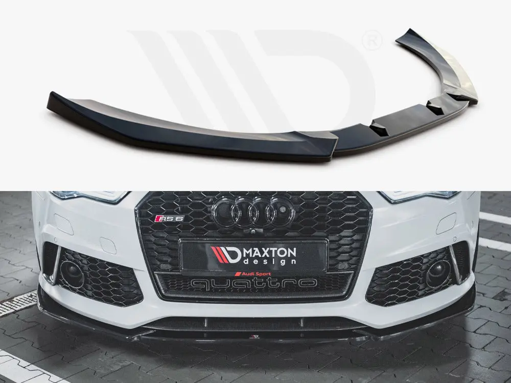 Maxton Design Front Splitter V4 Audi Rs6 C7 (2013-2017) 1