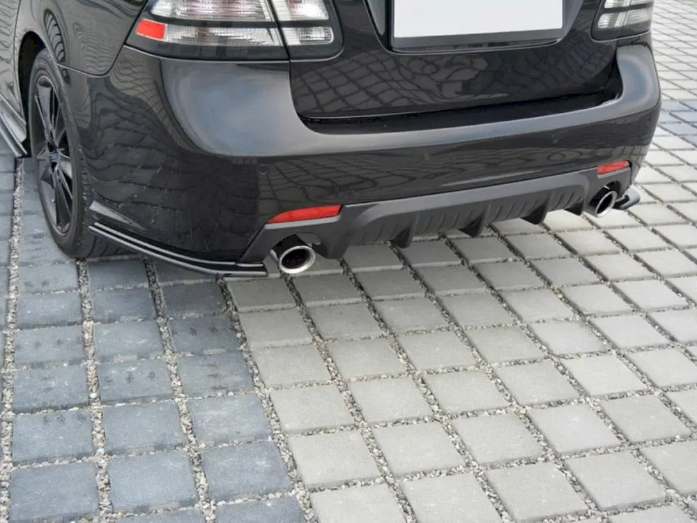 Maxton Design Rear Side Splitters Saab 9-3 Aero Mk2 Facelift (2007-2011) 2