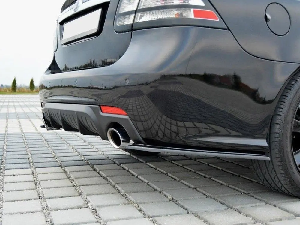 Maxton Design Rear Side Splitters Saab 9-3 Aero Mk2 Facelift (2007-2011) 1