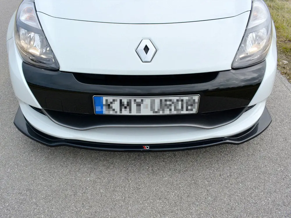 Maxton Design Front Splitter V.1 Renault Clio Mk3 Rs Facelift (2009-2012) 1