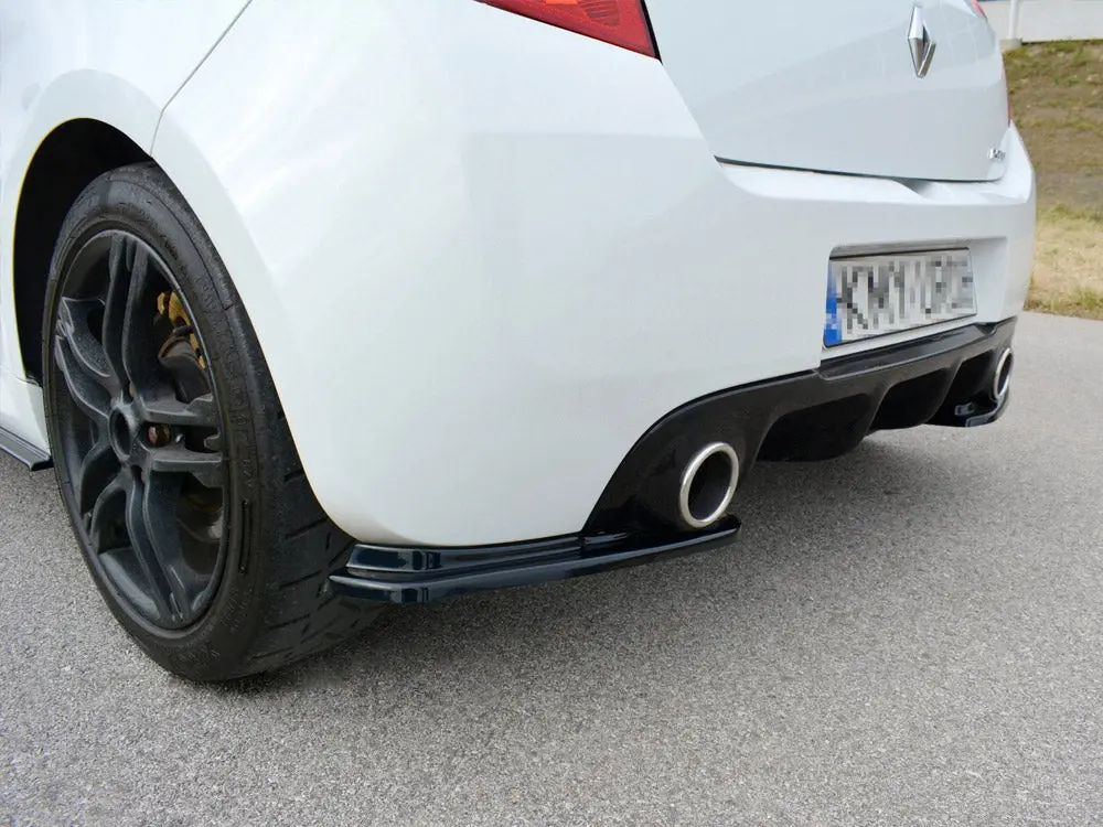 Maxton Design Rear Side Splitters Renault Clio Mk3 Rs Facelift (2009-2012) 1