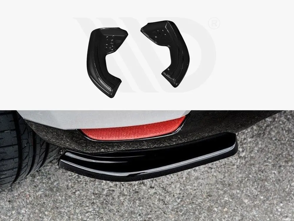 Maxton Design Rear Side Splitters Renault Clio Mk4 Standard (2012-2016) 1