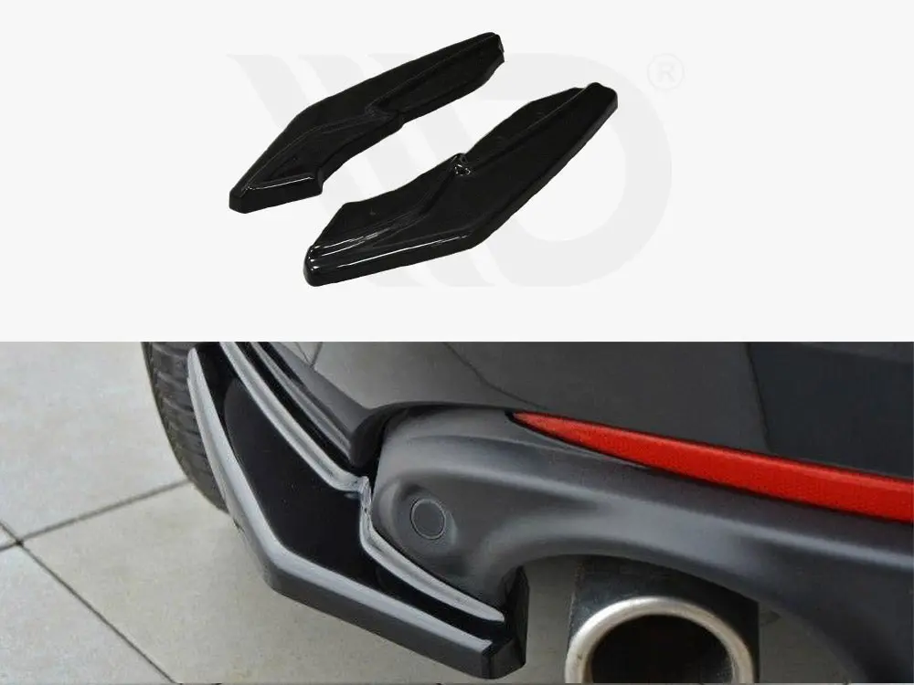 Maxton Design Rear Side Splitters Renault Laguna Mk 3 Coupe (2008-2015) 1