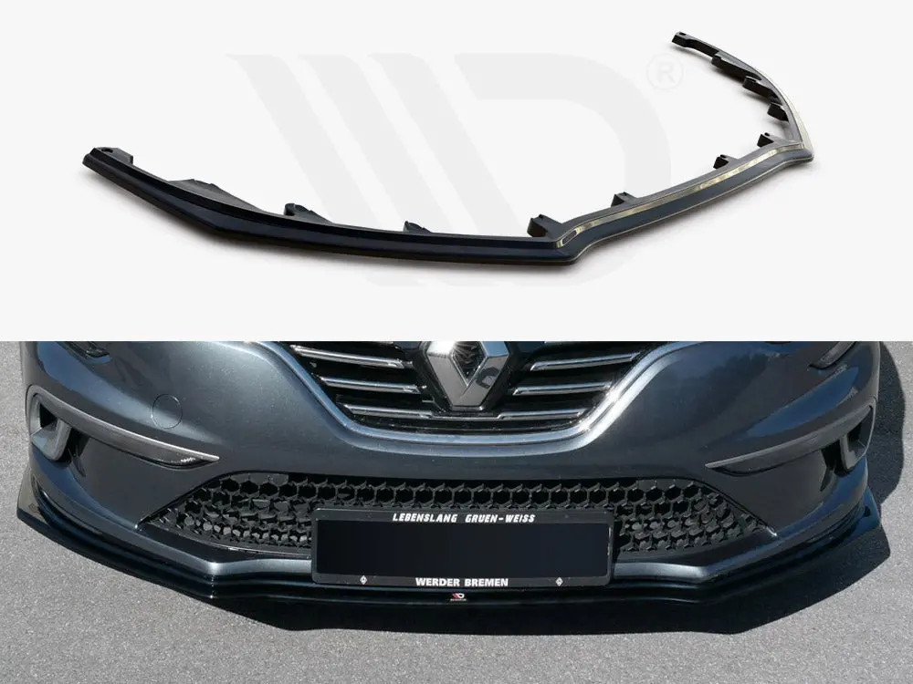 Maxton Design Front Splitter Renault Megane Mk4 Gt-Line (2016-) 1