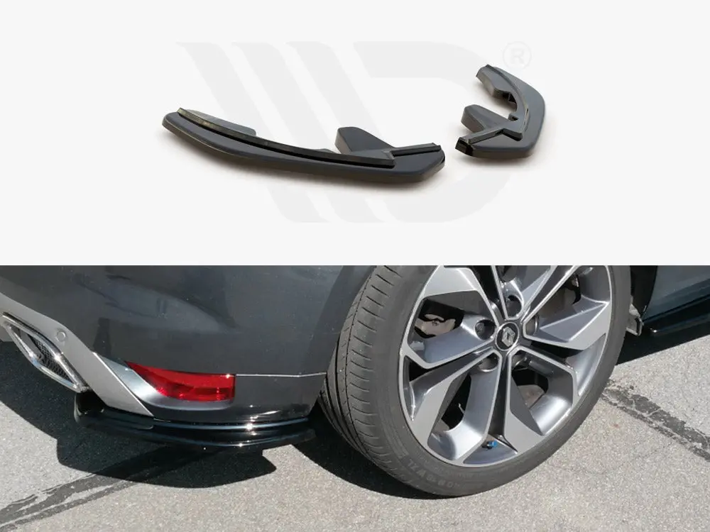 Maxton Design Rear Side Splitters Renault Megane Mk4 Gt-Line (2016-) 1