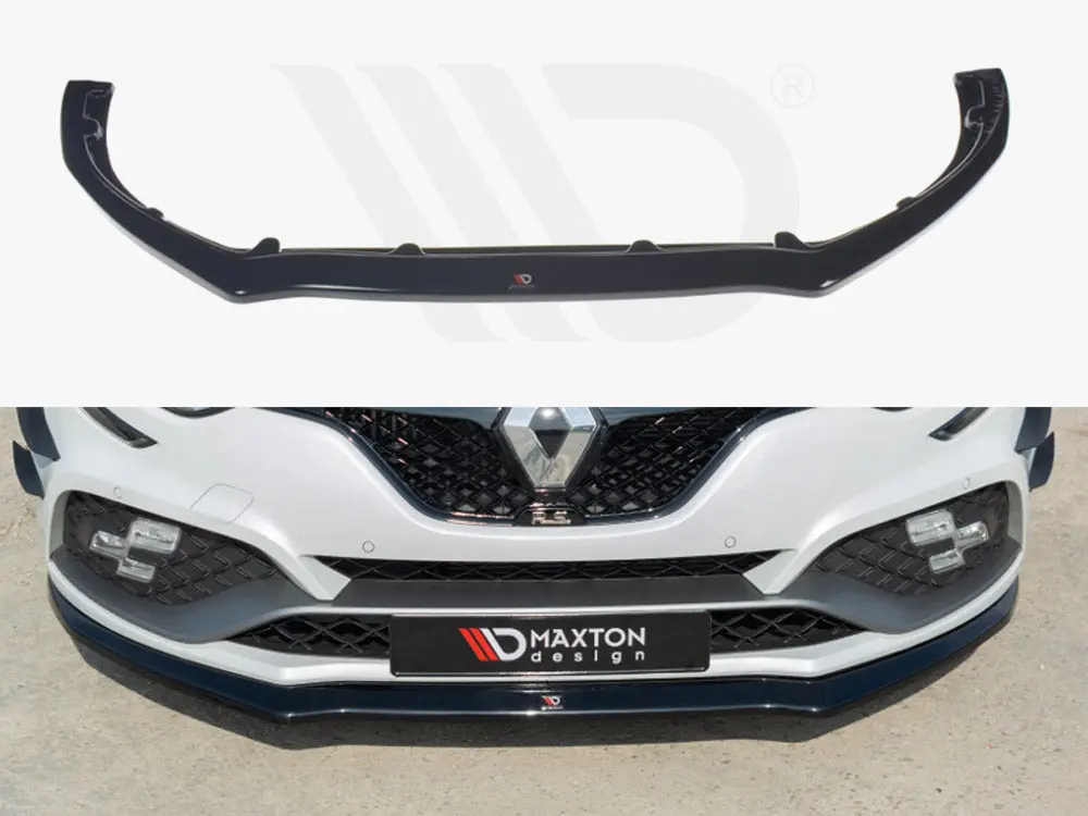Maxton Design Front Splitter V.2 Renault Megane Mk4 Rs (2018-2020) 1