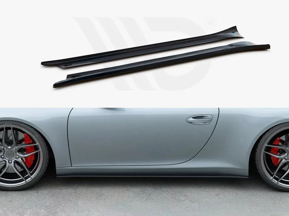 Maxton Design Side Skirts Splitters Porsche 911 Carrera 991 (2011-2016) 1